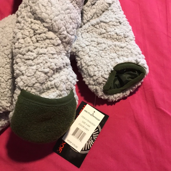 Weatherproof Infant Knit Pram/Snowsuit - Picture 5 of 8